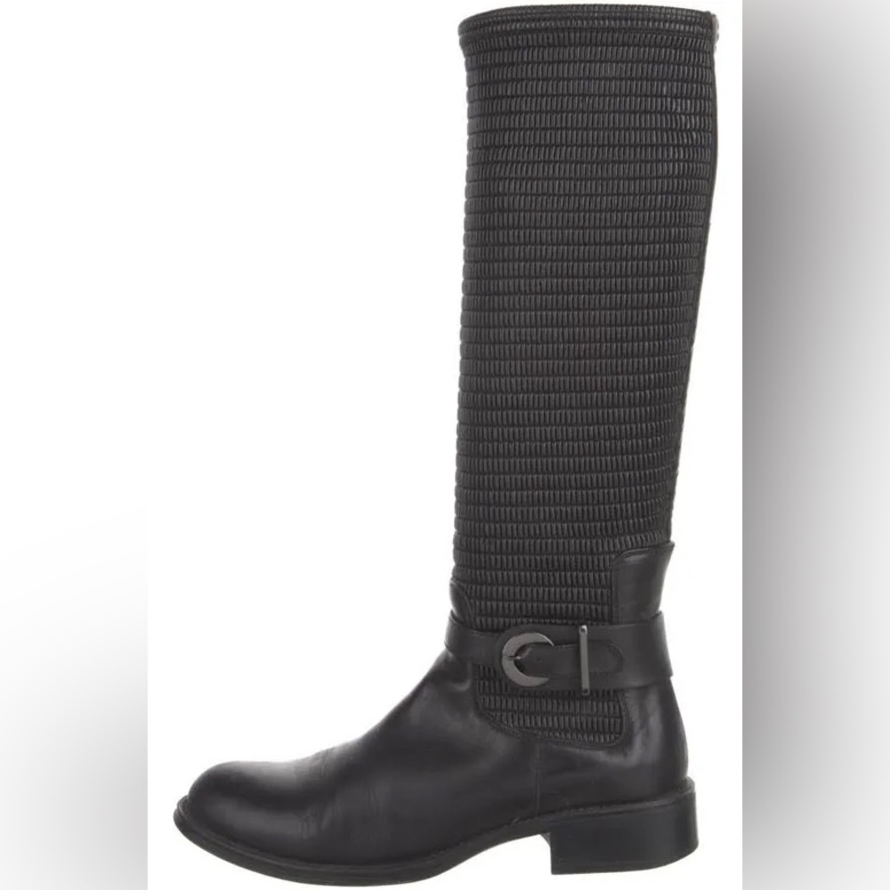 Aquatalia Odilia Weatherproof Riding Boot 9.5 Black